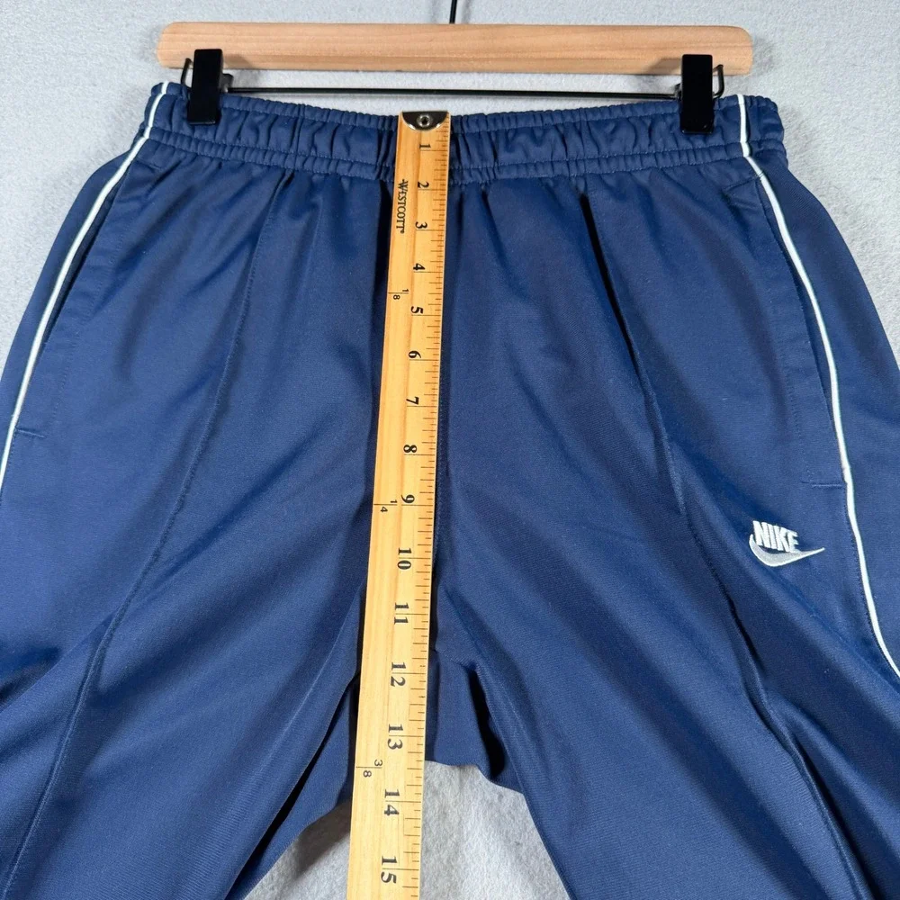 Nike Mens Sportswear Track Pants Navy Blue White Piping BV3014-410 Small